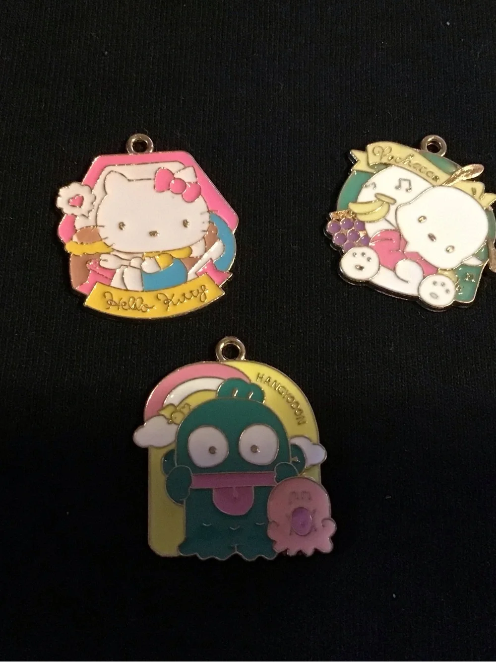Sanrio Character Enamel mini magnet set - Pastel Multicolor